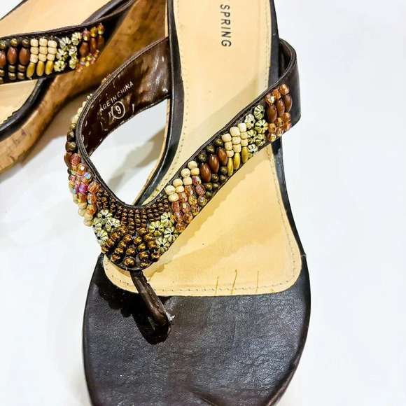CALL IT SPRING Brown  platform sandals - Picture 6 of 7